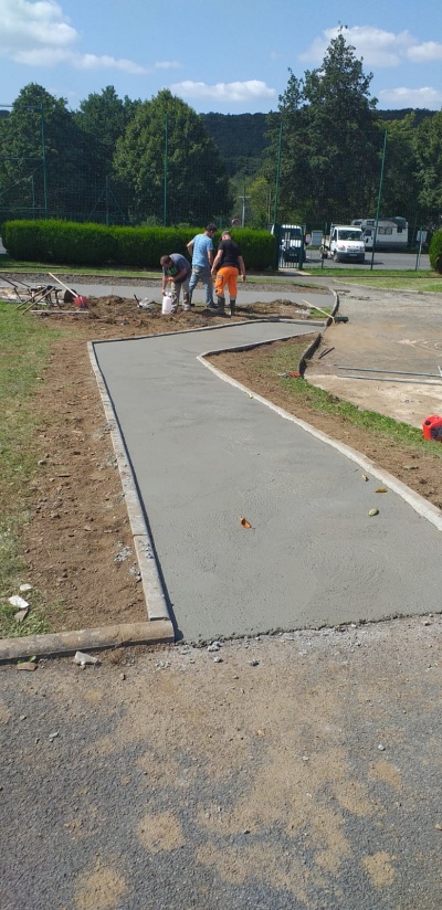 Dalle b&eacute;ton d&eacute;sactiv&eacute;